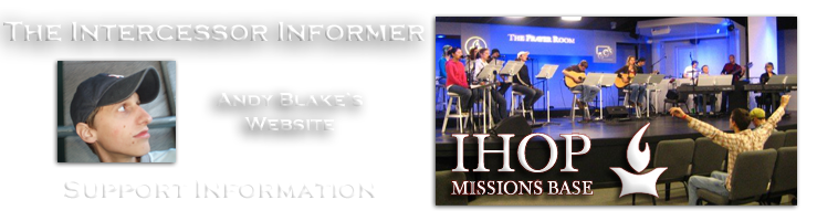 Support Information for Andy Blake