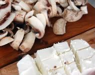 ciuperci si branza