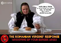 romanians against whopper virgins