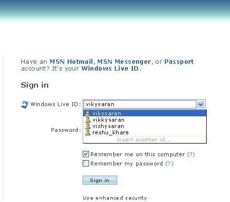 orkut login. MSN, HotMail, Orkut Login