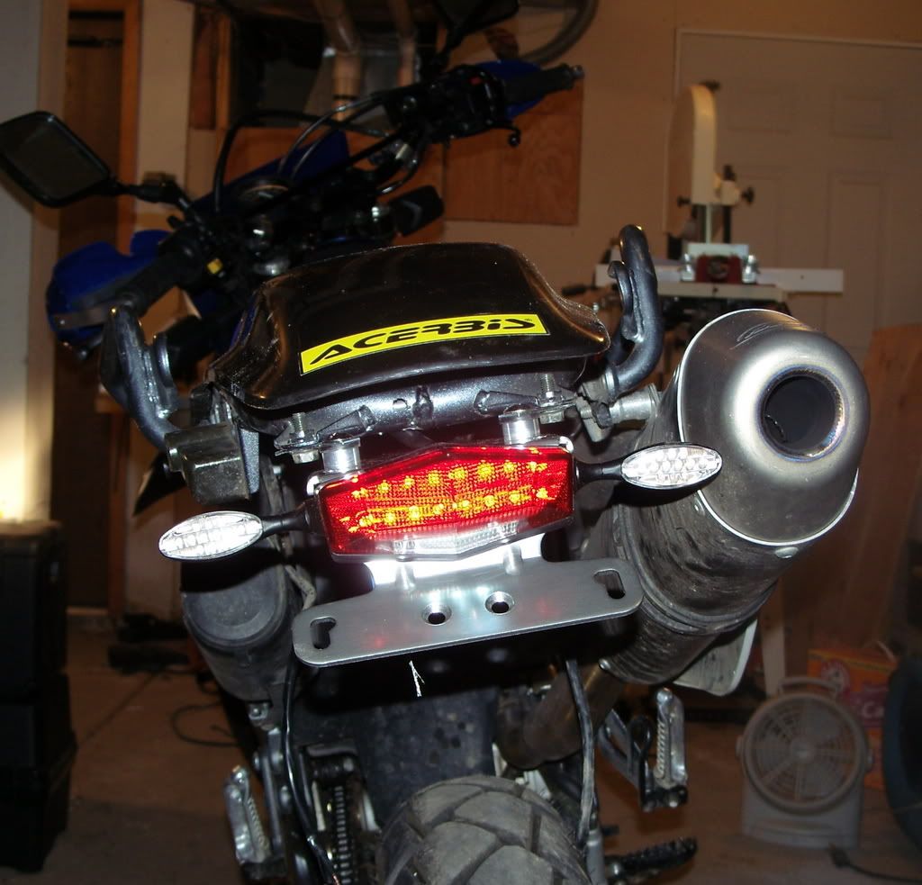 DR650 rear fender/tail light DR ThumperTalk