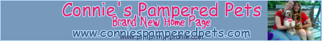 Connie's Pampered Pets Banner
