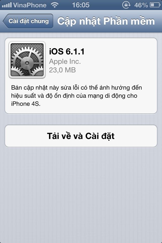 Ios 6.1.1 ip4s