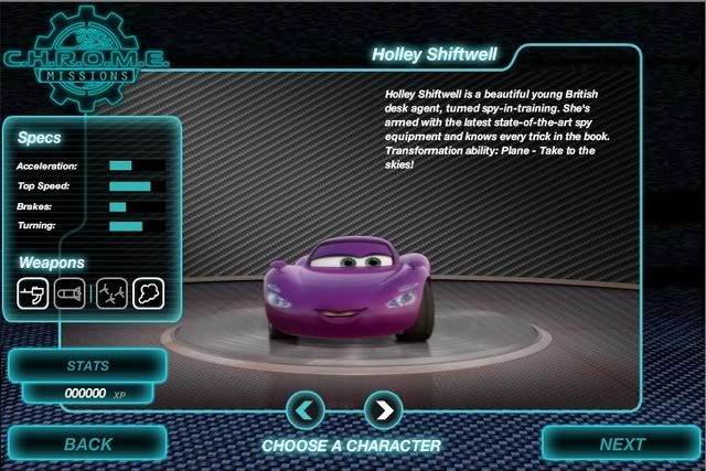 juego Cars 2 chrome missions