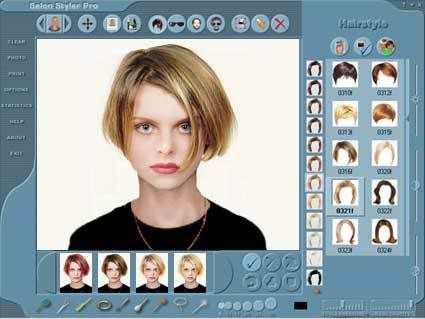 Apply two different hair colors in two levels of a virtual hairstyle!