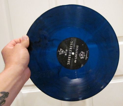 aa blue vinyl