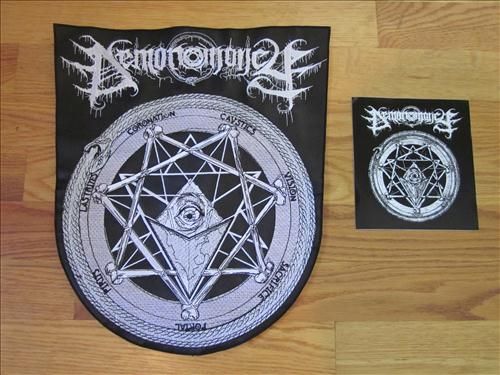Demono throne patch and sticker