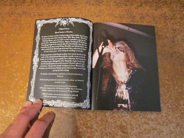 Morbid booklet