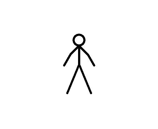 funny stick animation. xD look at this stick figure