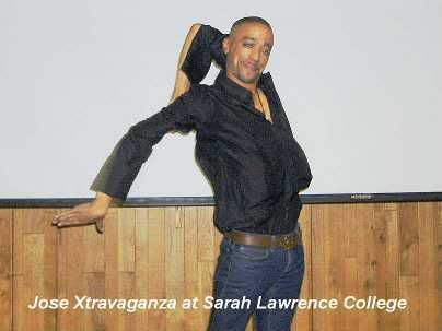 Famed dancer and choreographer Jose Xtravaganza at the 2006 Sarah Lawrence screening and lecture of the ‘How Do I Look’ documentary.