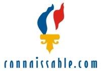 Connaissable.com Web Logo and Torch-Fleur de Lis Design