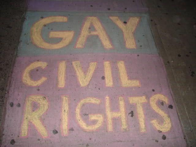 American Equality Bill,Kirsten Gillibrand,QueerSOS,Chalking Party,15 West 26 Street,Alan Bounville,Iana Di Bona
