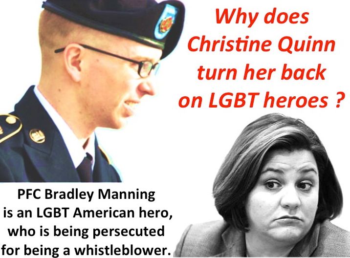 Christine Quinn Turns Her Back On PFC Bradley Manning LGBT American Hero photo Bradley-Manning-Christine-Quinn-Export_zpsaa619b6d.jpg