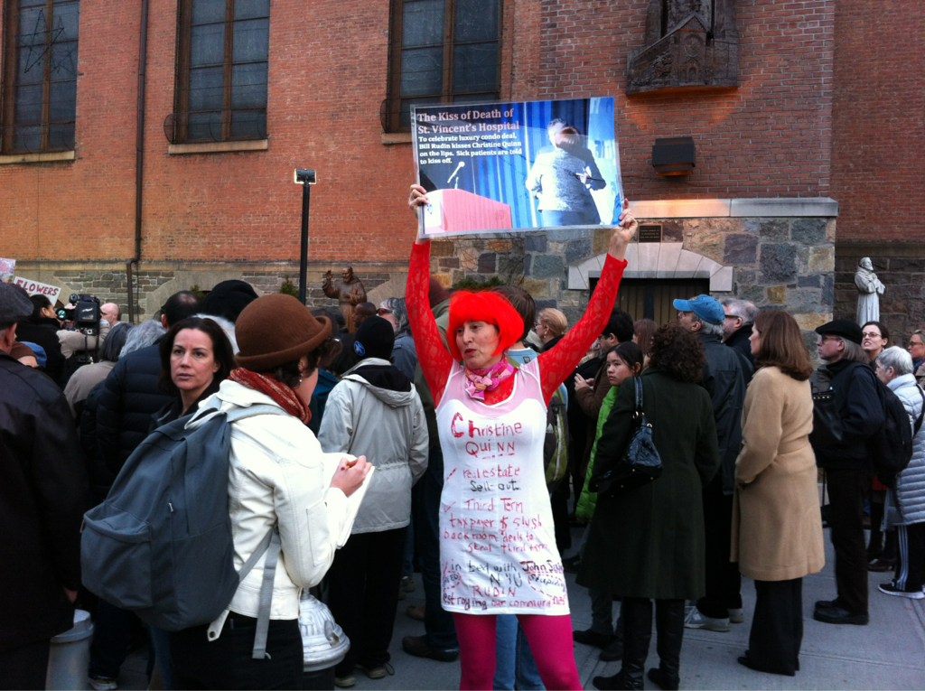 Protest-Against-Christine-Quinn-NYU-Expansion, Protest-Against-Christine-Quinn-NYU-Expansion