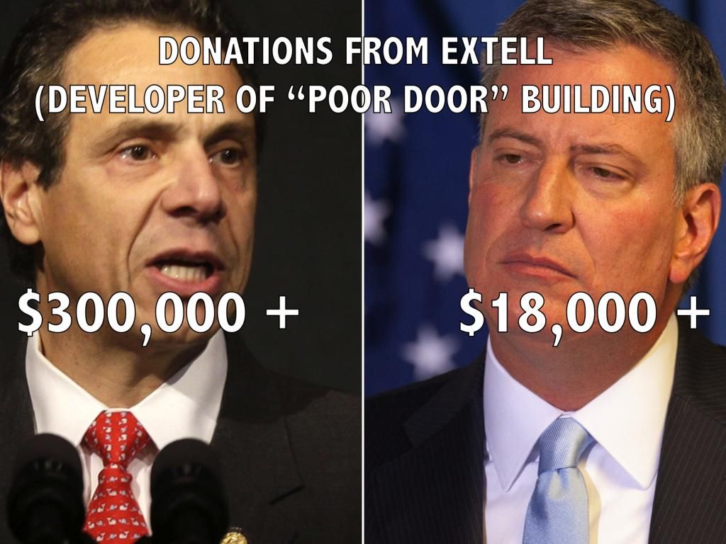 Gov. Andrew Cuomo and Mayor Bill de Blasio : Give back Extell campaign donations photo cuomo-de-blasio-change-dot-org-petition600_zps4068cb38.jpg