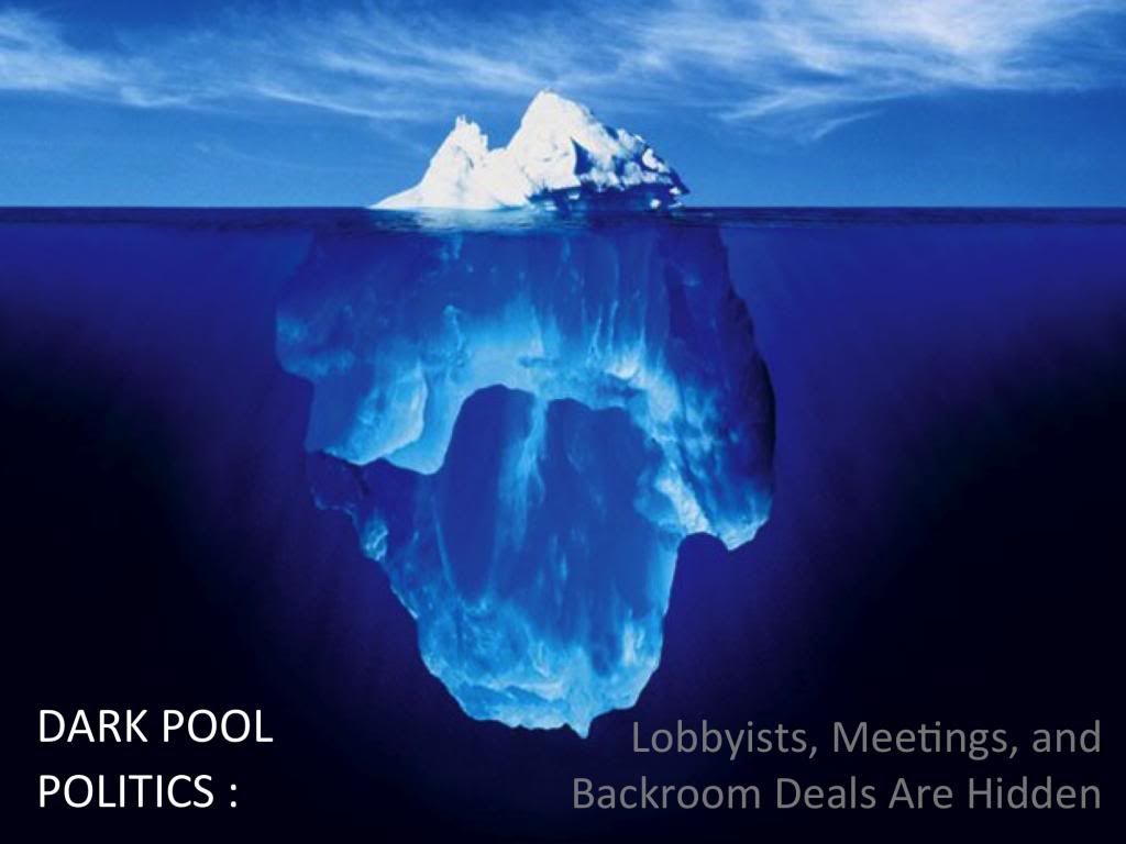 Dark Pool Politics - Lobbyists, Meetings, and Backroom Deals are Hidden - Bill de Blasio photo DarkRoomPoliticsSlideExport_zps8f346168.jpg