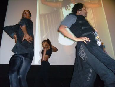 Dancers from the House of Ninja performed before the screening of the documentary, 'How Do I Look' at the Anthology Film Archives.