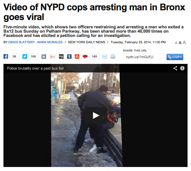 Video of NYPD cops arresting man in Bronx goes viral photo VideoofNYPDcopsarrestingmaninBronxgoesviral_zpsb22a5cc2.png
