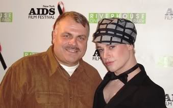 Wolfgang Busch and fashion designer Richie Rich at the Red Ball awards ceremony of the 5th Annual New York AIDS Film Festival on World AIDS Day 2007.
