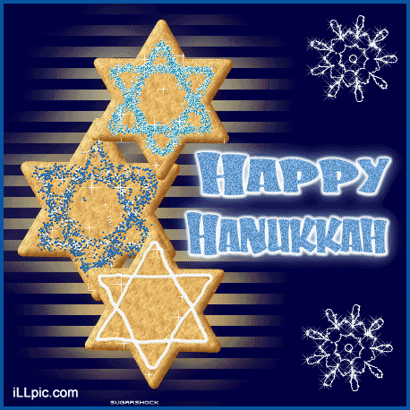 Hanukkah Graphics Happy Hanukkah Israel Festivals Glitter Graphics Animated GIF