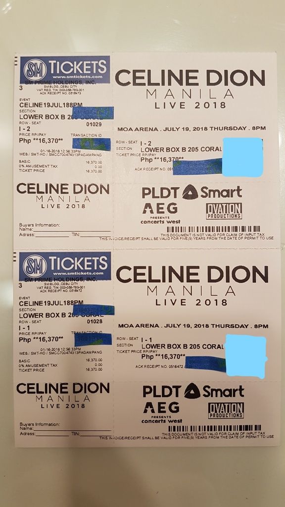 celine dion concert ticket prices