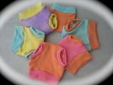 Candy colored soakers 100% wool