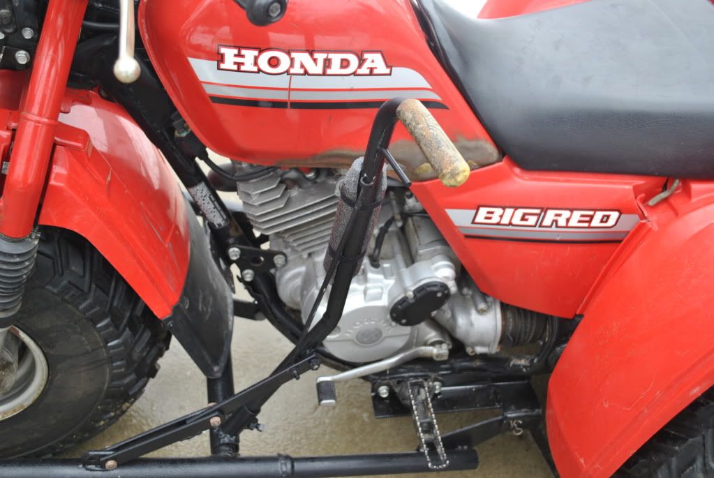 Honda big red 3 wheeler snow plow #1