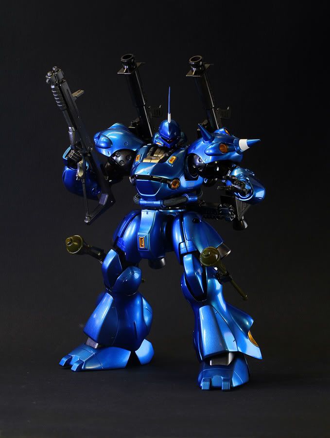 MS-18E Kämpfer Blue metallic 1:100 master grade BANDAI โดย Moofight