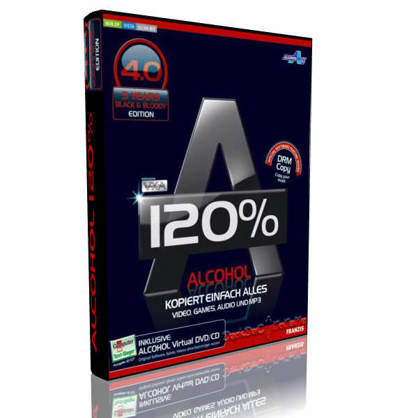Скачать Alcohol 120% v1.9.8.Final бесплатно.