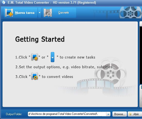 E.M. Total Video Converter full español