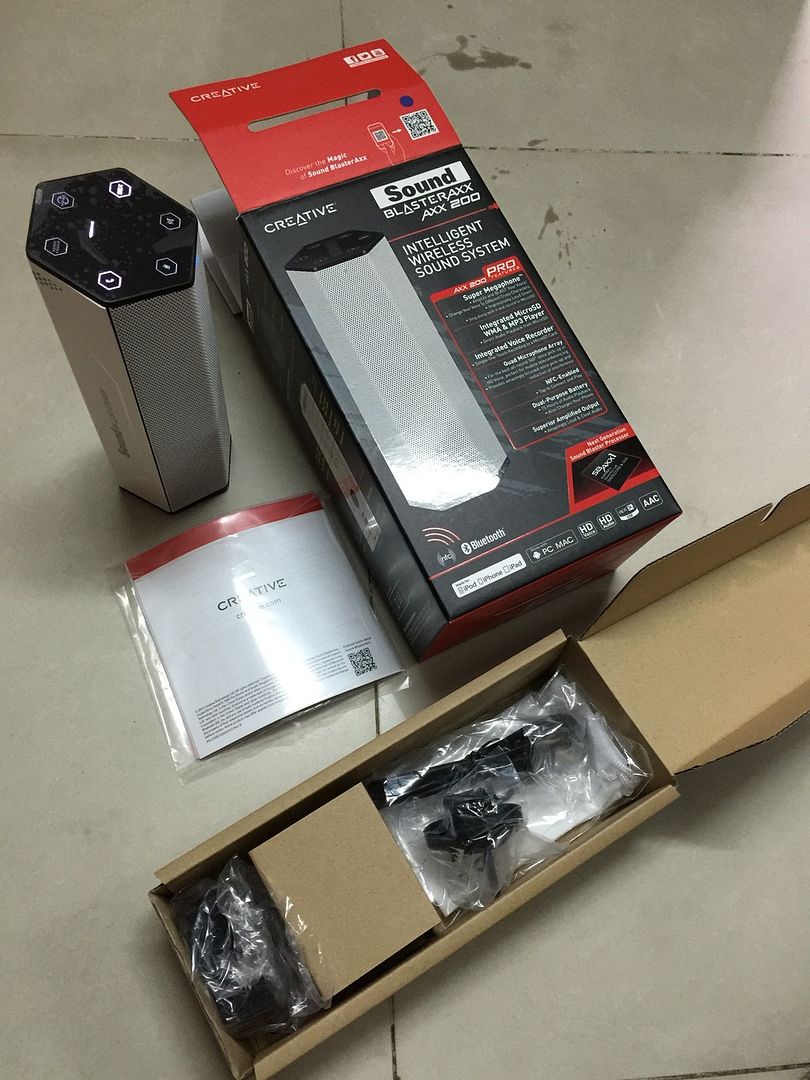 Bán loa Bluetooth Creative Sound Blaster AXX 200 và vài món linh tinh khác - 1