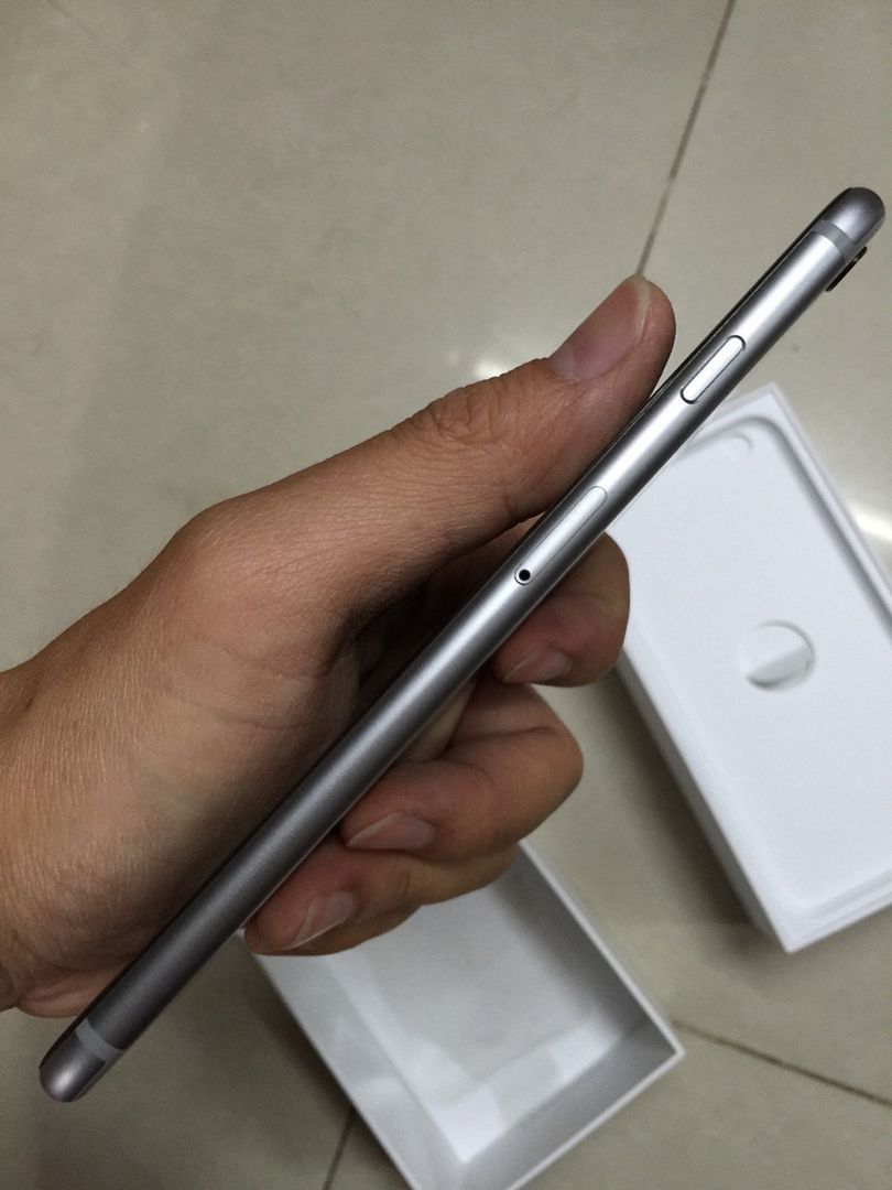 Dư dùng, bán iPhone 6 PLUS 64G Grey Space (xám) fullbox quốc tế xách tay Singapore!