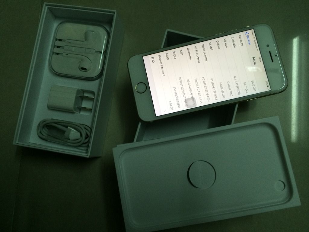 Cần bán iPhone 6 Gold 64GB bản quốc tế fullbox, người nhà xách tay từ Mỹ về