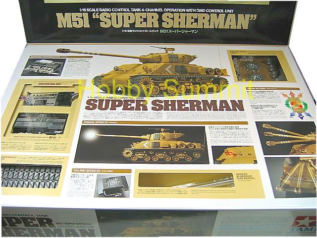 Latest Tamiya 1 16 R C F O M51 Super Sherman Tank Kit
