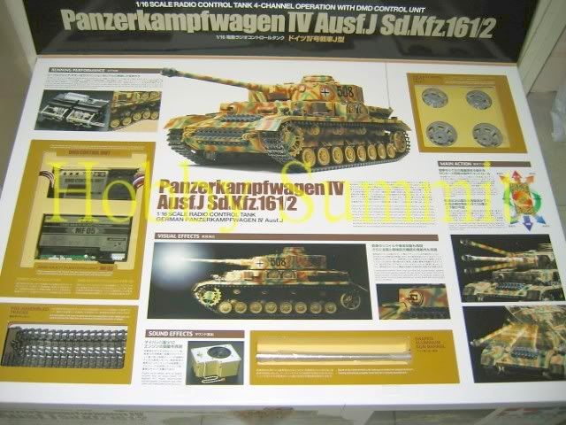 Tamiya 1 16 R C WWII German Panzer IV Ausf J Tank Full Option Kit 56026