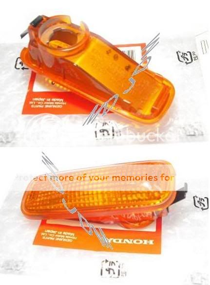Honda 06 Civic Side Marker Clear Orange Color EK Prelude BB6 Type R Accord